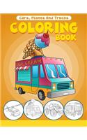 Cars Planes and Trucks Coloring Book