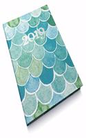 FASHION DIARY MERMAID PATTERN A6 D 2019: (DIARY A6)