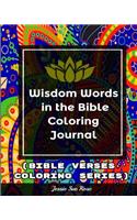 Wisdom Words in the Bible Coloring Journal