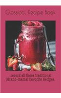 Classical Recipe Book
