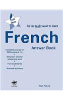 So You Really Want to Learn French Book 3 Answer Book