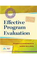 Effective Program Evaluation