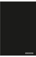 Classic Mole Notebook - Black (Lined Journal)