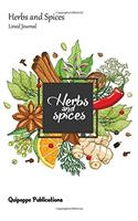 Herbs and Spices Lined Journal