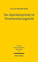 Das Aquivalenzprinzip im Privatversicherungsrecht