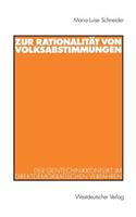 Zur Rationalität Von Volksabstimmungen