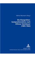 Die Klangreihenkompositionslehre Nach Othmar Steinbauer (1895-1962)