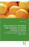 Challenges of Teaching and Learning of Home Science in Kenya