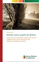 Animal como sujeito de direito