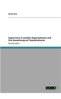 Supervision in sozialen Organisationen und ihre Auswirkung auf Teamstrukturen: (German)