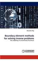 Boundary element methods for solving inverse problems