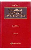 Criminal Trial And Investigation Volume-2, 6th Edition