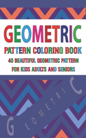 Geometric Pattern Coloring Book For Adults Seniors and Kids