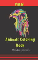 Animals Coloring Book Mandalas Animals