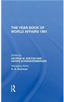 The Year Book Of World Affairs, 1981