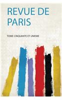 Revue De Paris