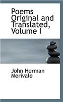 Poems Original and Translated, Volume I: (English)