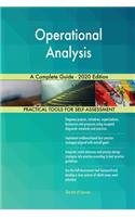 Operational Analysis A Complete Guide - 2020 Edition