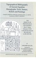 Topographical Bibliography of Ancient Egyptian Hieroglyphic Texts, Statues, Reliefs and Paintings. Volume VIII