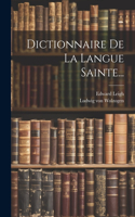 Dictionnaire De La Langue Sainte...