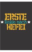 Erste Reise nach Hefei: 6x9 Punkteraster Notizbuch perfektes Geschenk für den Trip nach Hefei (China) für jeden Reisenden