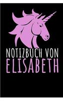 Notizbuch Von Elisabeth