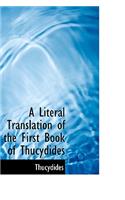 A Literal Translation of the First Book of Thucydides