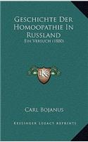Geschichte Der Homoopathie In Russland