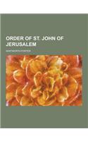 Order of St. John of Jerusalem