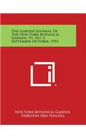 Garden Journal of the New York Botanical Garden, V1, No. 5, September-October, 1951