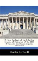 Critical Analysis of the Infantry Scheme of Maneuver of the 89th Division in the Meuse-Argonne Offensive