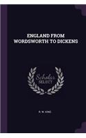 England from Wordsworth to Dickens