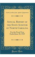 Annual Report of the State Auditor of North Carolina