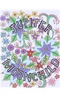 Jupiter Moonchild, Adult Colouring Book, 2