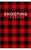 Shooting Logbook: Plaid, Handloading Logbook, Range Shooting Book, Including Target Diagrams
