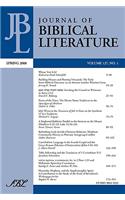 Journal of Biblical Literature, Spring 2008