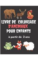 Livre de Coloriage d'Animaux pour Enfants