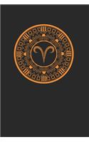 Aries Zodiac Notebook - Birthday Boy Journal Planner