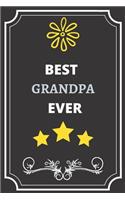 Best Grandpa: Perfect Gift For Best People (100 Pages, Blank Notebook, 6 x 9) (Cool Notebooks) Paperback