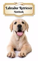 Labrador Retriever Notebook: Puppy - Composition Book 150 pages 6 x 9 in. - Wide Ruled - Writing Notebook - Lined Paper - Soft Cover - Plain Journal