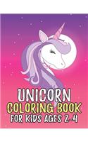 Unicorn Coloring Book for Kids Ages 2-4: Adorable and Various Unique Design of Coloring Books Perfectly for Childrens ages 4-8