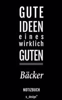 Notizbuch für Bäcker