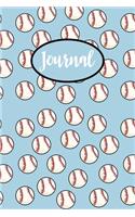 Softball Journal: Blank Lined Notebook For Taking Notes, Diary & Planner With Softball Themed Cover, Softball Gift For Coaches And Players.