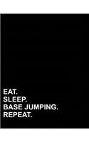 Eat Sleep Base Jumping Repeat: Six Column Ledger Accounting Paper, Appointment Book, Business Ledgers And Record Books, 8.5 x 11, 100 pages(26 Six Column Ledger)