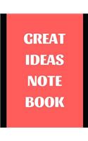 Great Ideas Notebook