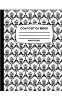 Wide Ruled Composition Book