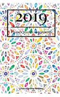 2019 Planner Weekly and Monthly: Weekly Calendar and Notes 2019 Professional Planner 6x9 Task Planner and Organizer