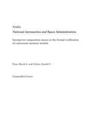 Interpreter Composition Issues in the Formal Verification of a Processor-Memory Module