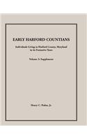 Early Harford Countians, Volume 3, Supplement