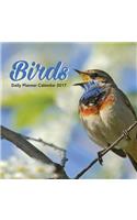 Birds Daily Planner Calendar 2017